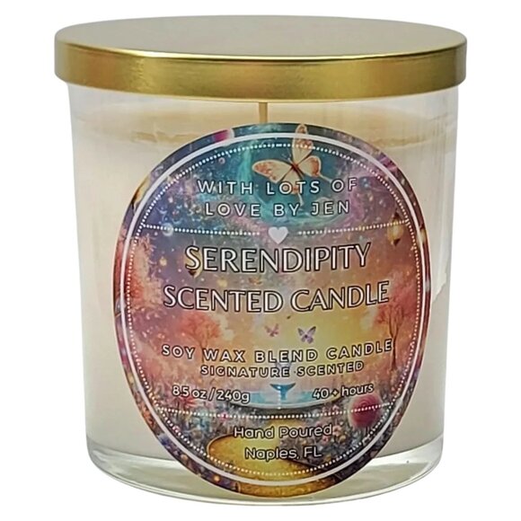 With Lots Of Love By Jen Serendipity Scented Candle - Picture 1 of 6